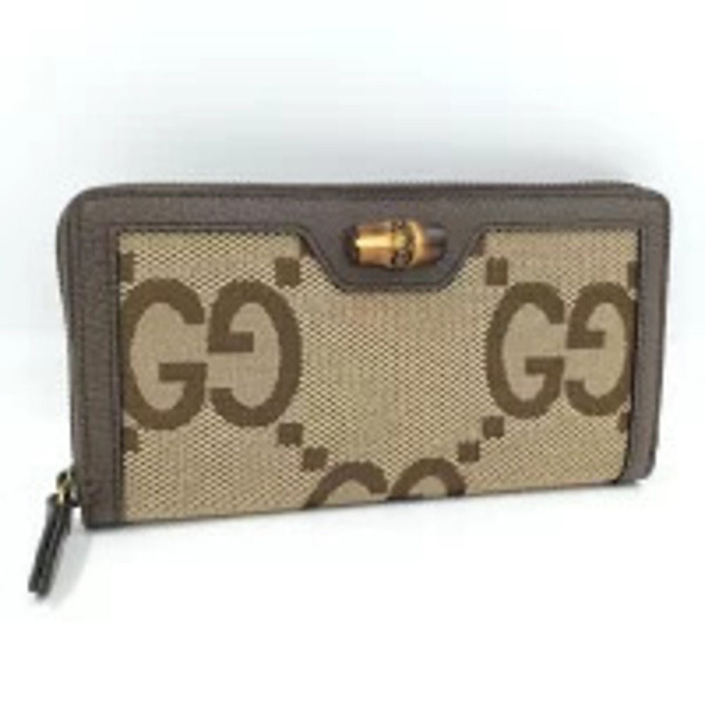 Gucci Jumbo GG Wallet Round Zipper Long